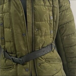 Michael Kors Olive Green Puffer Jacket